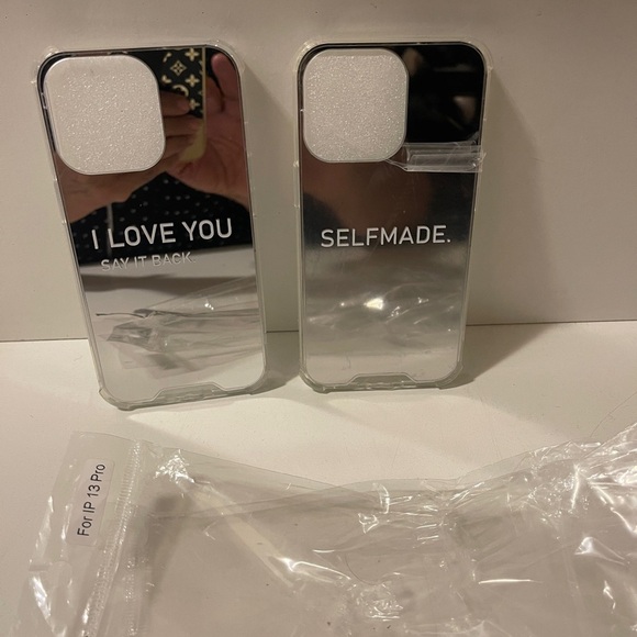 - 2 cute mirror iPhone 13 pro case brand new - Picture 2 of 7